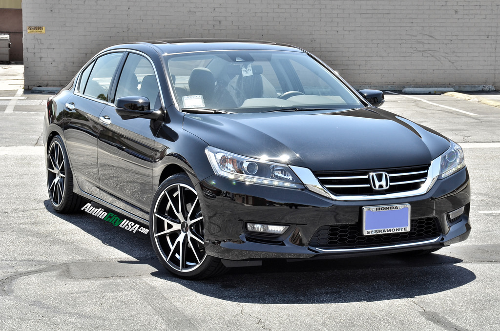 Gianelle Davalu Machined Black on 2014 Honda Accord